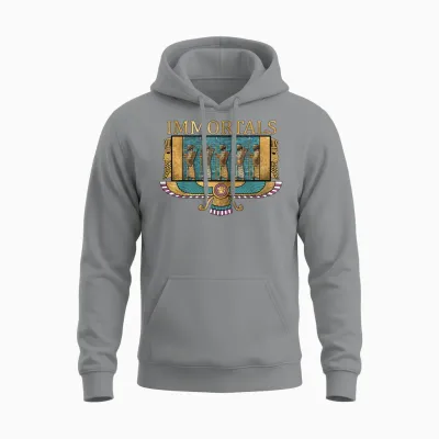 Persian Old Civilizations Symbol of Persian T-Shirt, Black, S Unisex Hoodie - Sport Grey
