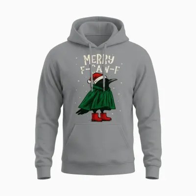Merry F Caaw F Unisex Hoodie - Sport Grey