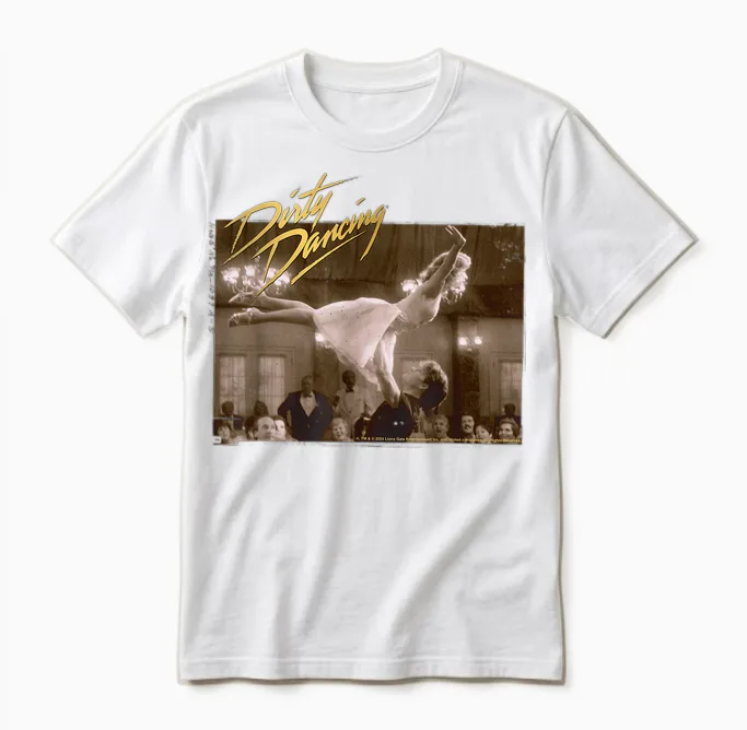 Dirty Dancing the Time of My Life Lift Szene Unisex T-Shirt in White