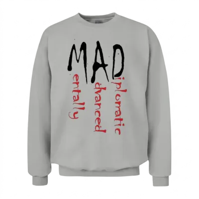 Mad Unisex Sweatshirt - Ash