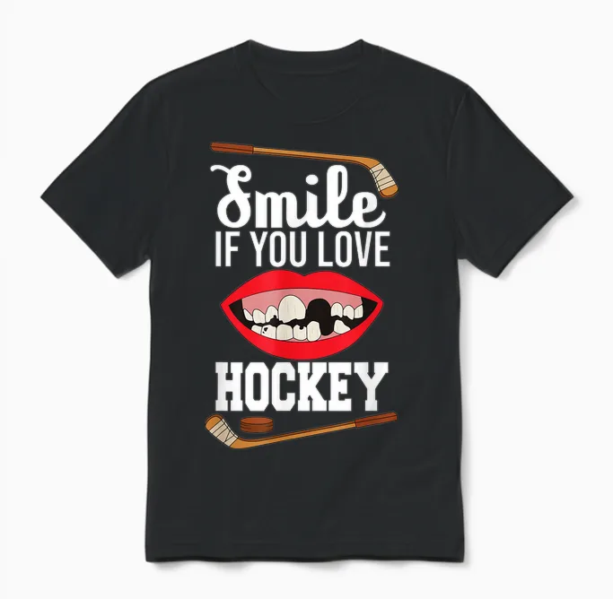 Lustig - Eishockey - Eishockey - Sport - Profisport Unisex T-Shirt in Black