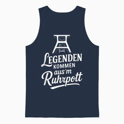 Legenden Kommen Aus'm Ruhrpott - Ruhrpott Unisex Tank Top - Navy