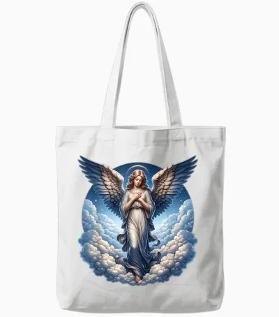 Faith - Ange Gardien Tote Bags - White