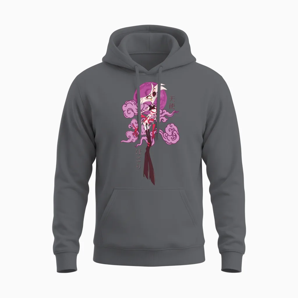 Angel Dust Spider - Hazbin Hotel Unisex Hoodie in Charcoal