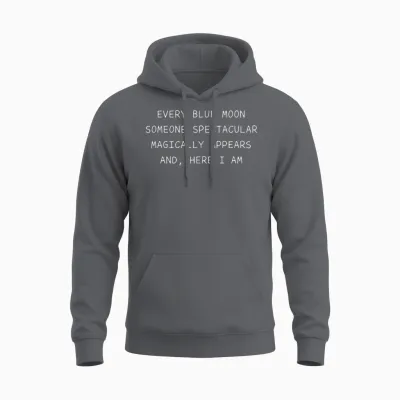 Funny Quotes Women's Graphic Unisex Hoodie - Charcoal