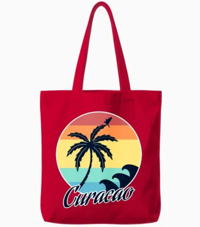 Curacao Tote Bags - Red