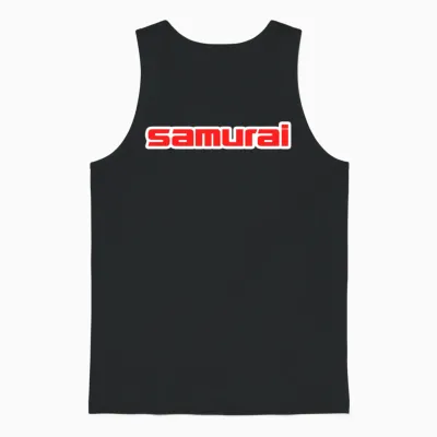 Suzuki Samurai Script Emblem - Autonaut.com Unisex Tank Top - Black