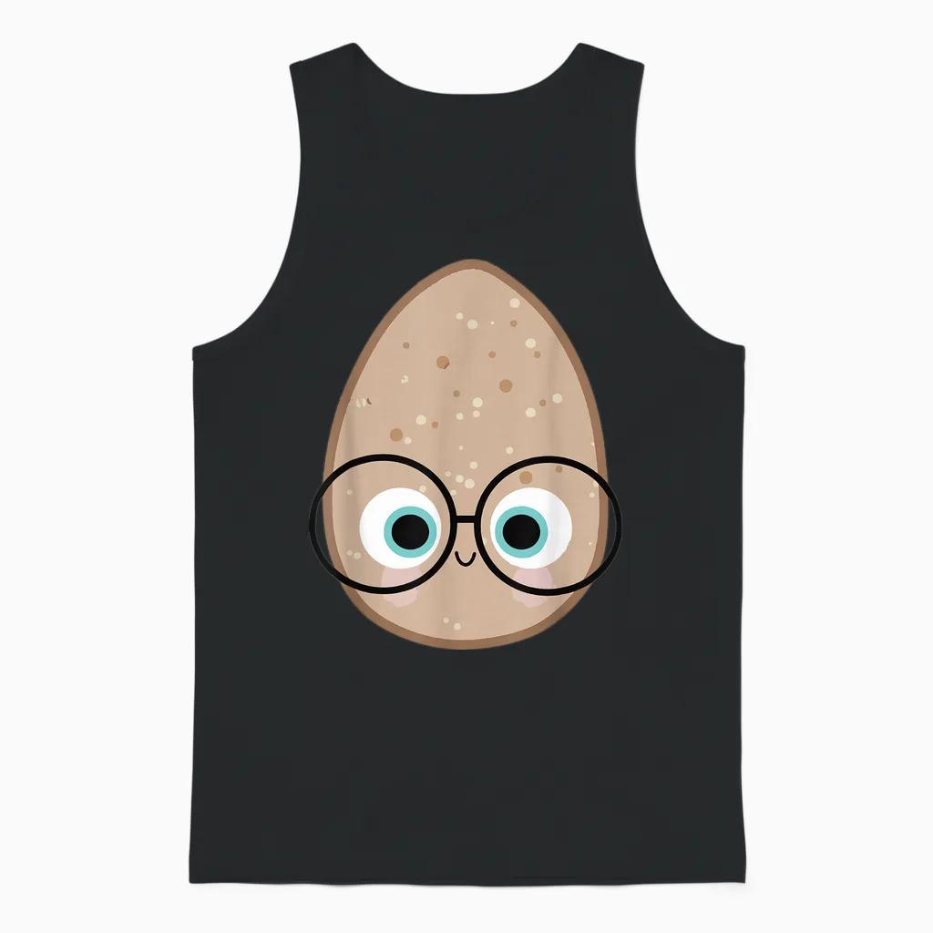 Funny the Good Egg Teacher Halloween Costume Food Group Cute Unisex Tank Top in Black