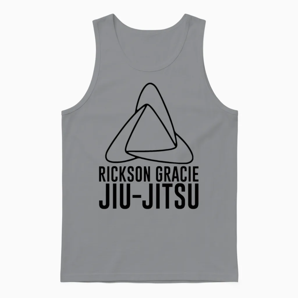 Rickson Gracie Jiu-Jitsu Unisex Tank Top in Sport Grey
