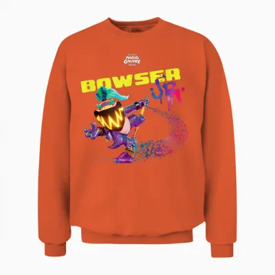 The Super Mario Galaxy Movie Wonder Bowser Jr. Unisex Sweatshirt - Orange