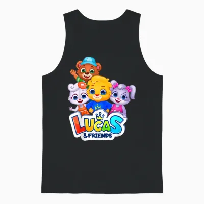 Official Appstudios Rv Characters | Lucas & Friends Gang Unisex Tank Top - Black