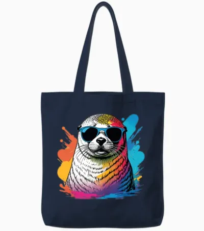Seal Tote Bags - Navy