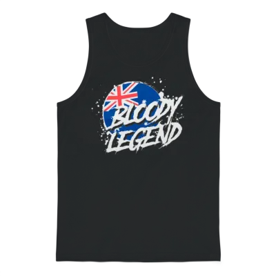 Bloody Legends Australia Unisex Tank Top - Black