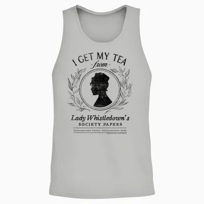 Bridgerton I Get My Tea from Lady Whistledown's Unisex Tank Top - Ash