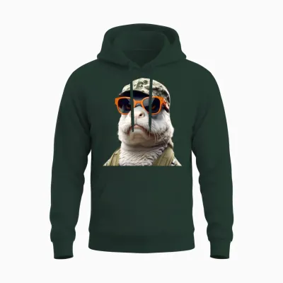 Funny Seal Unisex Hoodie - Forest