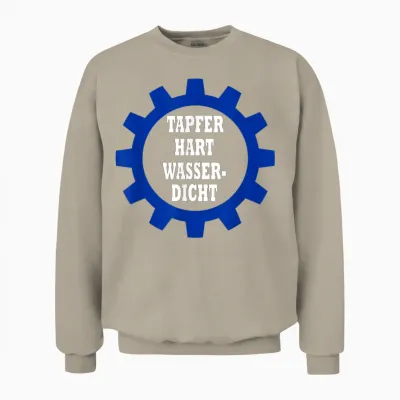 Tapfer Hart Wasserdicht - Thw Unisex Sweatshirt - Sand