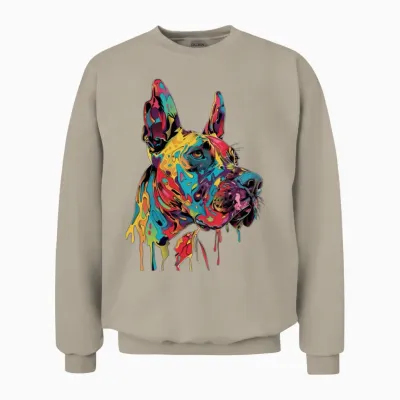 Dog Unisex Sweatshirt - Sand