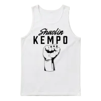 Shaolin Kempo Martial Arts Kenpo Karate Unisex Tank Top - White – 1