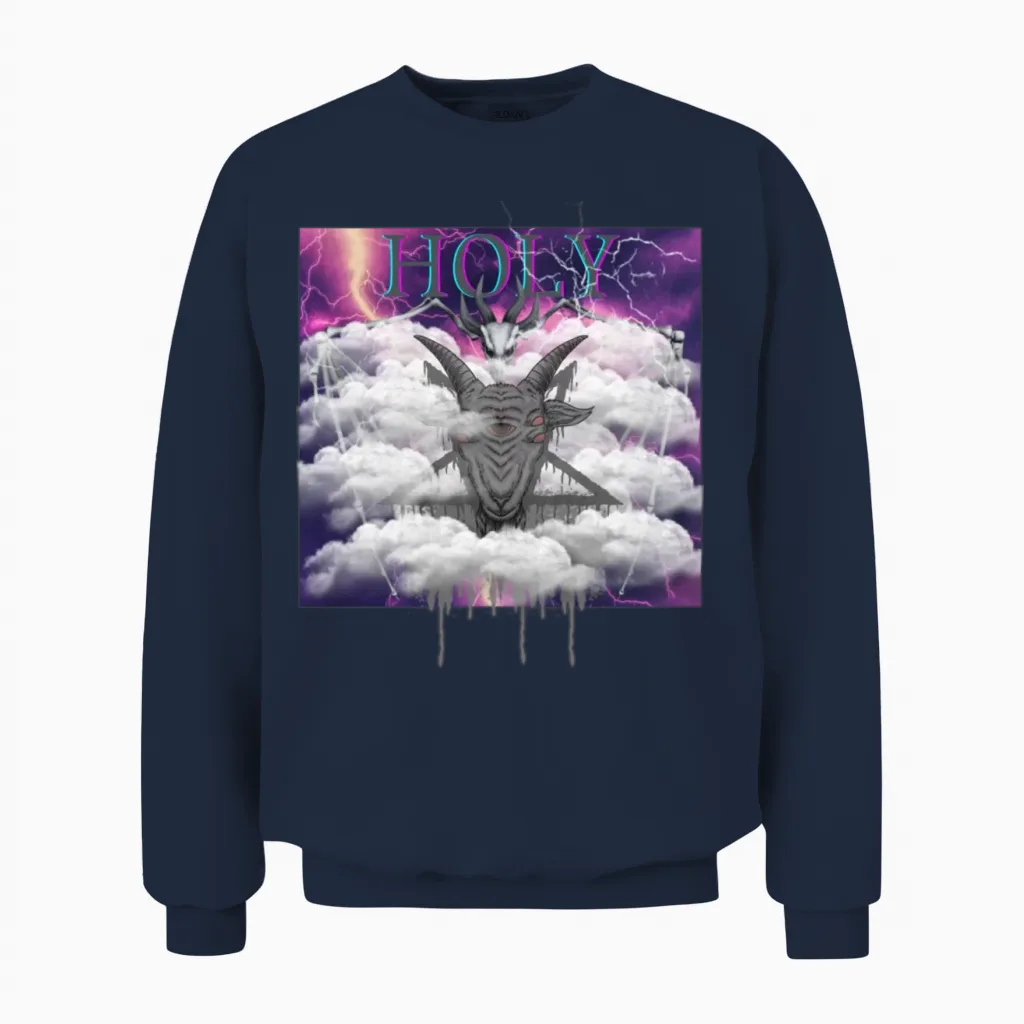 Holy Unisex Sweatshirt in Navy