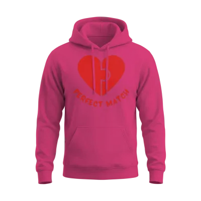 Perfect Match Unisex Hoodie - Heliconia