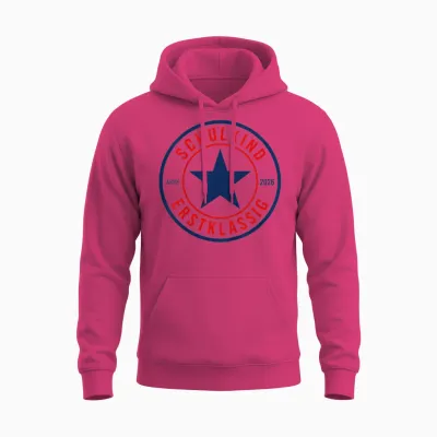Schulkind 2026 Erstklassig Retro Badge Einschulung Unisex Hoodie - Heliconia