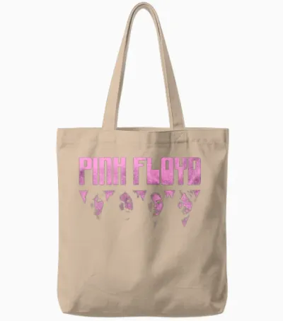 Pink Floyd Logo Pink Tote Bags - Natural