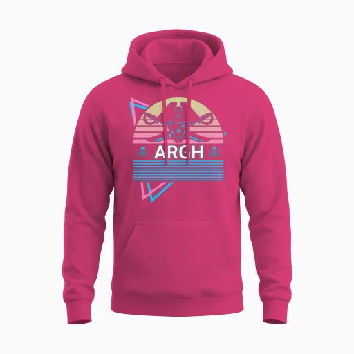 Pirate Retro Unisex Hoodie - Heliconia