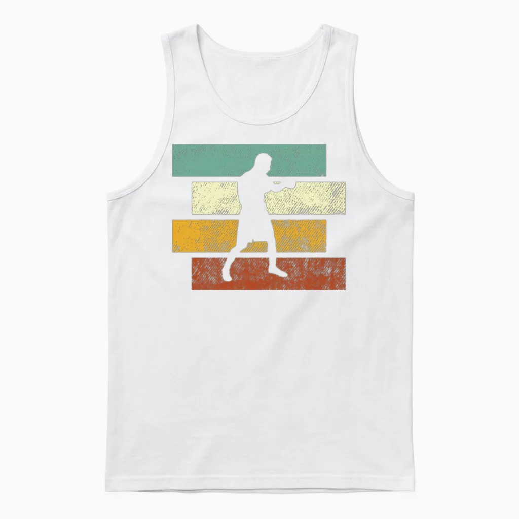 Boxing Retro & Mma Gift Unisex Tank Top in White