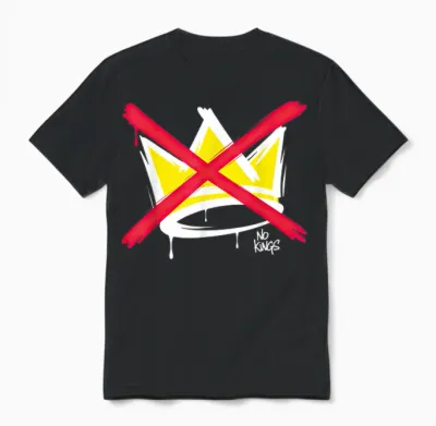 No Kings Unisex T-Shirt - Black