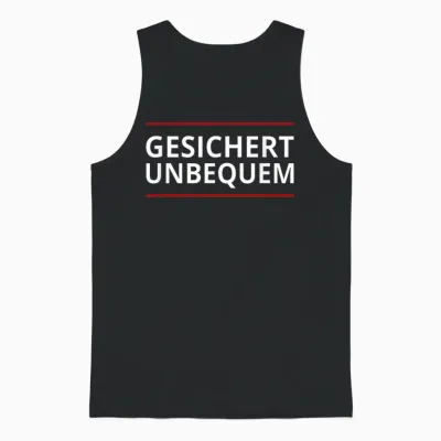 Gesichert Unbequem - Bananenrepublik Auf Den Punkt Unisex Tank Top - Black