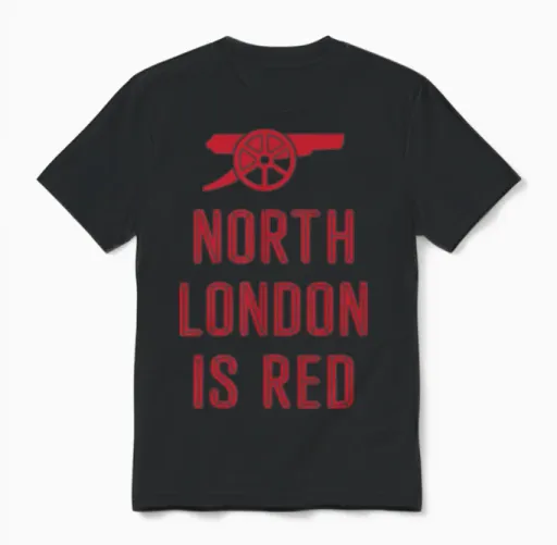 North London Unisex T-Shirt in Black