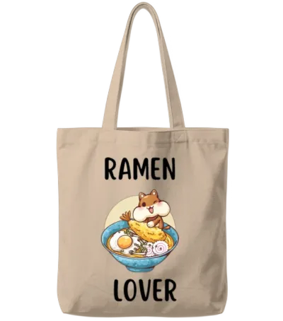Ramen Lover Tote Bags - Natural
