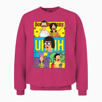 The Bob’s Burgers Movie Bob Linda Tina Louise Gene Uhhh Unisex Sweatshirt - Heliconia
