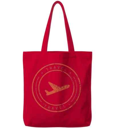 Travel Tote Bags - Red