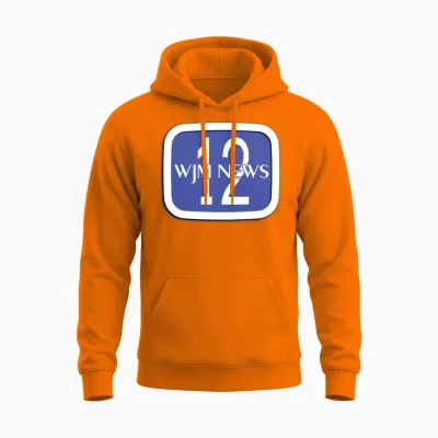 Wjm Tv Unisex Hoodie - Safety Orange