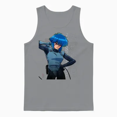 [design Exclusif Amazon] Motoko Unisex Tank Top - Sport Grey