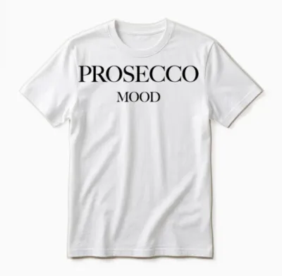 Prosecco Mood X Sekt Champagner Wein Vino Lecker Weinchen Unisex T-Shirt - White