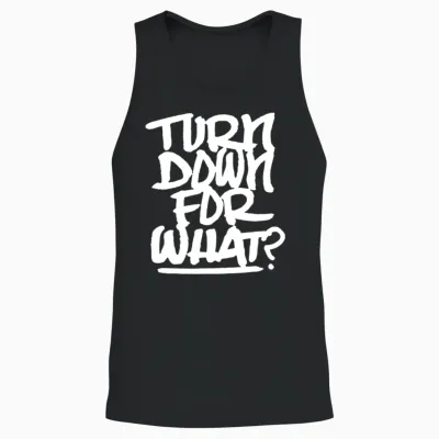 Turn Down for What Lil Jon Dance Edm Hip Hop Rave Unisex Tank Top - Black