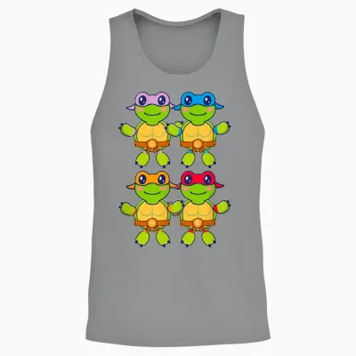Tmnt Babies Unisex Tank Top - Sport Grey