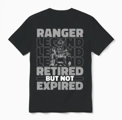 Park Ranger Retired Unisex T-Shirt - Black