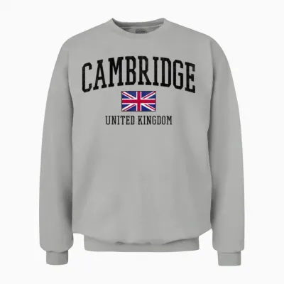 Cambridge Uk - British Unisex Sweatshirt - Ash