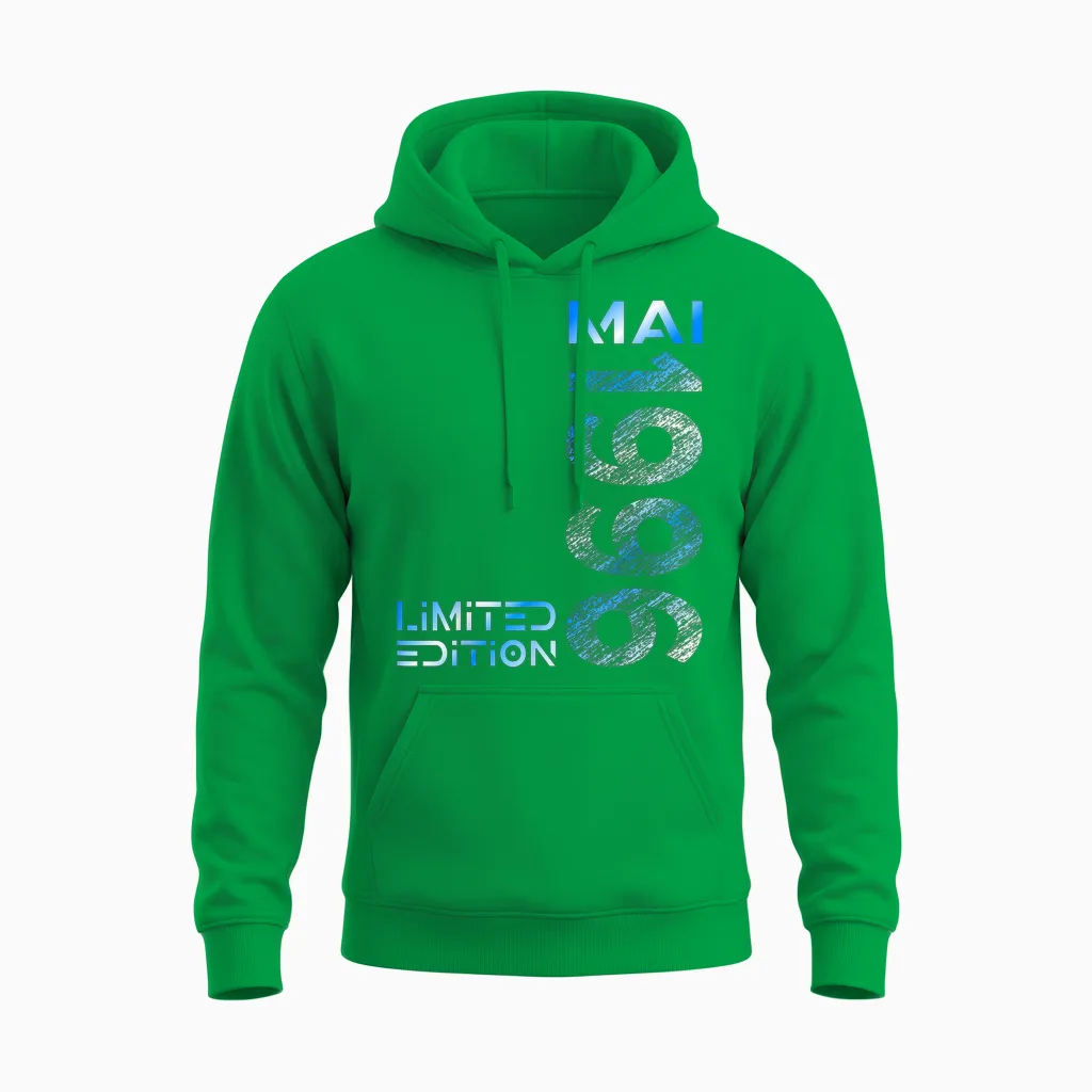 Limited Edition Mai 1996 Mann Frau 30. Geburtstag Unisex Hoodie in Irish Green