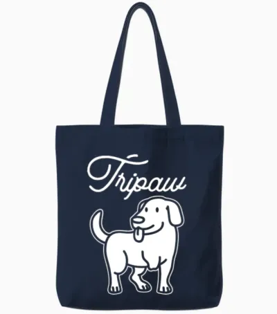 Tripawd Dog Tote Bags - Navy