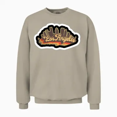 Retro Los Angeles Unisex Sweatshirt - Sand