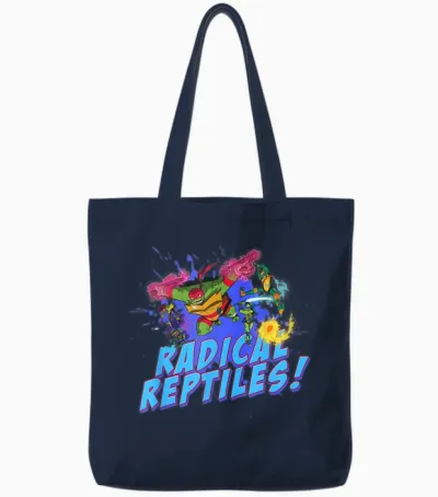 Radical Reptiles - Tmnt Brothers - Rise Tote Bags - Navy