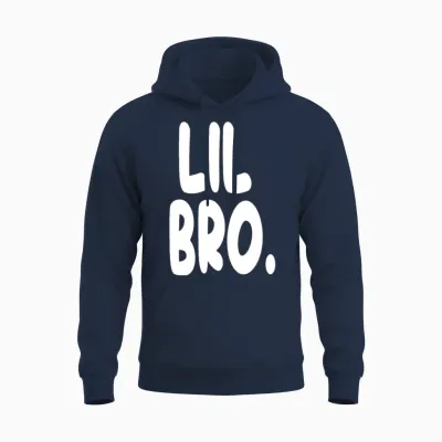 Lil Bro, Little Brother Unisex Hoodie - Navy