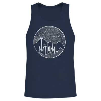 The National Band Unisex Tank Top - Navy