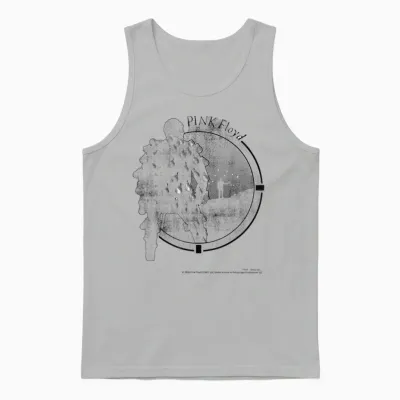 Pink Floyd Pink Floyd Silhouette De Tonnerre Délicate Unisex Tank Top - Ash