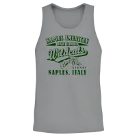 Naples American High School Wildcats Alumni Green Unisex Tank Top - Sport Grey – 2