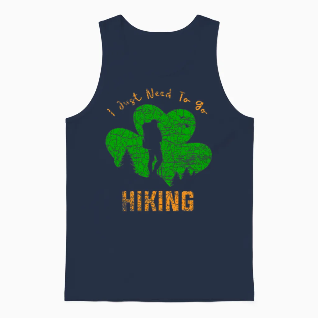 Need to Go Hiking & Outdoors Gift Unisex Tank Top in Navy
